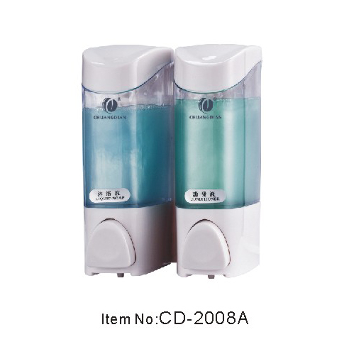 双头手动皂液器(白色) CD-2008A 