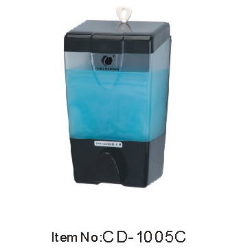 单头手动皂液器(白透＋黑) CD-1005C 给皂器